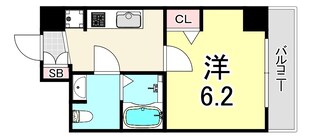 セオリー大阪フルールの物件間取画像